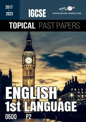 ENGLISH 1ST LANGUAGE 0500 P2