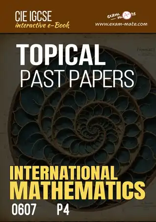 MATHEMATICS INTERNATIONAL 0607 P4