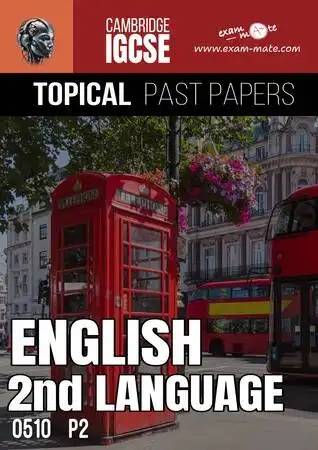 ENGLISH 2ND LANGUAGE 0510 P2